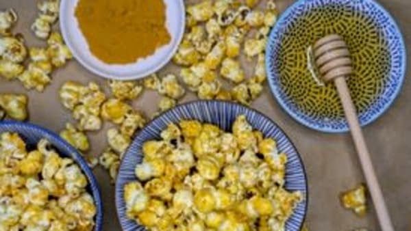 Golden Turmeric Popcorn