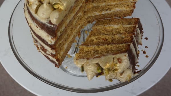Pistachio Cardamom Celebration Cake
