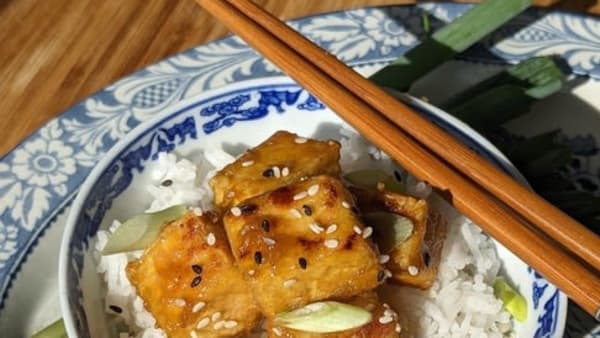 Honey Glazed Sesame Tofu